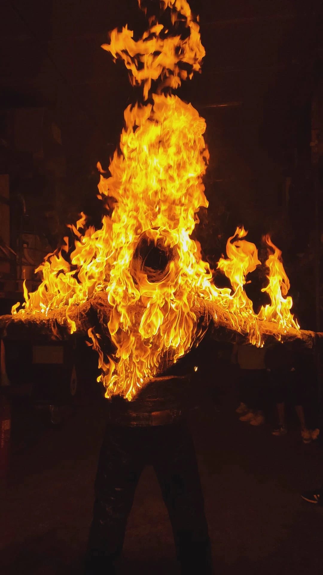 Stunt Performer — full body burn
